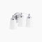 Kohler Bancroft K-11423-CPL 3-Light Wall Sconce Polished Chrome Frosted Glass