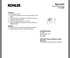Kohler Bancroft K-11423-CPL 3-Light Wall Sconce Polished Chrome Frosted Glass