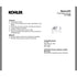 Kohler Bancroft K-11423-CPL 3-Light Wall Sconce Polished Chrome Frosted Glass