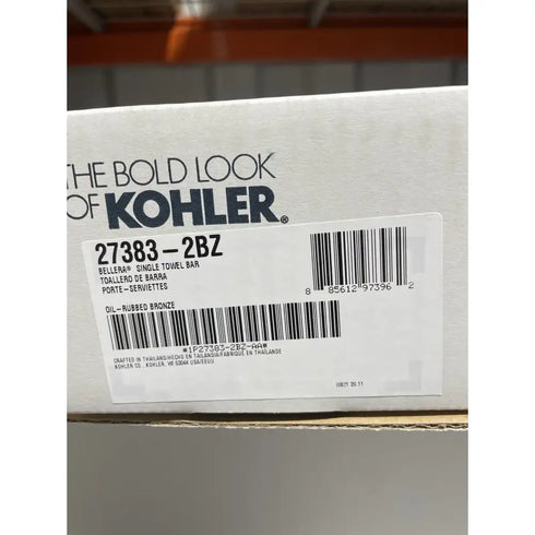 Kohler Bellera K-27383-2BZ Single Towel Bar Oil-Rubbed Bronze Bathroom