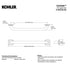 Kohler Cardale 24" Grab Bar REC30196-2BZ Oil Rubbed Bronze Bathroom