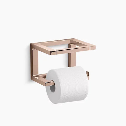 Kohler Draft Toilet Tissue Paper Holder 31750-RGD Vibrant Polished Rose Gold NIB