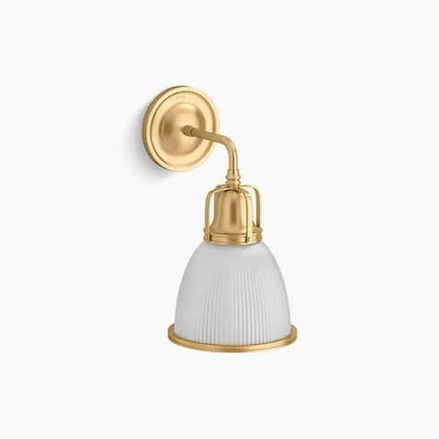 Kohler Hauksbee 1-Light Bell Wall Sconce 2GL Brushed Modern Brass 32281-SC01-2GL