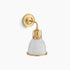 Kohler Hauksbee 1-Light Bell Wall Sconce 2GL Brushed Modern Brass 32281-SC01-2GL