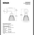 Kohler Hauksbee 1-Light Bell Wall Sconce 2GL Brushed Modern Brass 32281-SC01-2GL