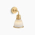 Kohler Hauksbee 1-Light Bell Wall Sconce 2GL Brushed Modern Brass 32281-SC01-2GL
