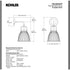 Kohler Hauksbee 1-Light Bell Wall Sconce Matte Black 32281-SC01-BLL
