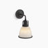 Kohler Hauksbee 1-Light Bell Wall Sconce Matte Black 32281-SC01-BLL