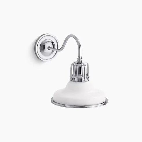Kohler Hauksbee 1-Light Double Bell Wall Sconce WCL 32285-SC01-WCL Matte White