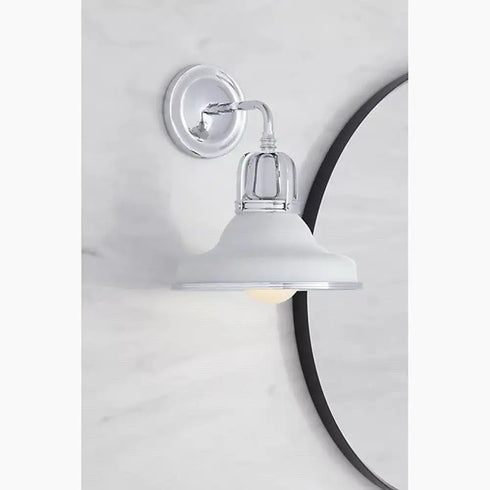 Kohler Hauksbee 1-Light Double Bell Wall Sconce WCL 32285-SC01-WCL Matte White