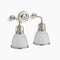 Kohler Hauksbee 2-Light Bell Wall Sconce Polished Nickel K-32282-SNL