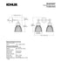 Kohler Hauksbee 2-Light Bell Wall Sconce Polished Nickel K-32282-SNL