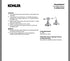 Kohler Hauksbee 2-Light Wall Sconce White Chrome Trim K-32286-WCL