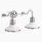 Kohler Hauksbee 2-Light Wall Sconce White Chrome Trim K-32286-WCL