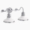 Kohler Hauksbee 2-Light Wall Sconce White Chrome Trim K-32286-WCL