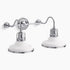 Kohler Hauksbee 2-Light Wall Sconce White Chrome Trim K-32286-WCL