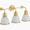 Kohler Hauksbee 3-Light Bell Wall Sconce Brushed Modern Brass K-32283-2GL