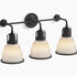 Kohler Hauksbee 3-Light Bell Wall Sconce MATTE BLACK K-32283-SC03-BLL