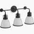 Kohler Hauksbee 3-Light Bell Wall Sconce MATTE BLACK K-32283-SC03-BLL