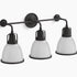 Kohler Hauksbee 3-Light Bell Wall Sconce MATTE BLACK K-32283-SC03-BLL