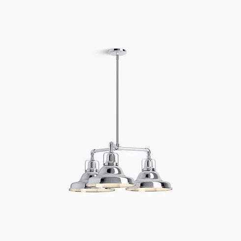 Kohler Hauksbee 3-Light Bell Wall Sconce Polished Chrome K-32293-CPL