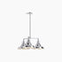 Kohler Hauksbee 3-Light Bell Wall Sconce Polished Chrome K-32293-CPL