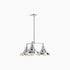 Kohler Hauksbee 3-Light Bell Wall Sconce Polished Chrome K-32293-CPL