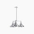 Kohler Hauksbee 3-Light Bell Wall Sconce Polished Chrome K-32293-CPL