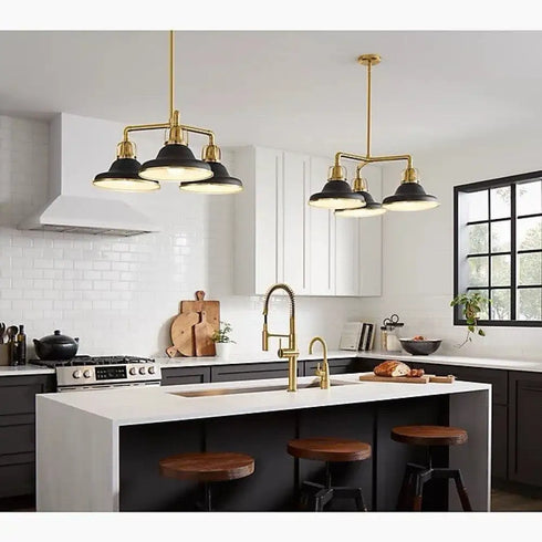 Kohler Hauksbee 30” Chandelier Black Brass Trim BML K-32293-CH03