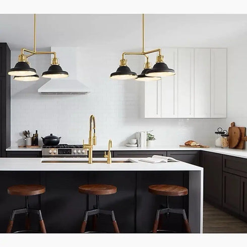 Kohler Hauksbee 30” Chandelier Black Brass Trim BML K-32293-CH03
