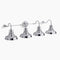 Kohler Hauksbee® Four-light sconce 32288-SC04-CPL In Polished Chrome
