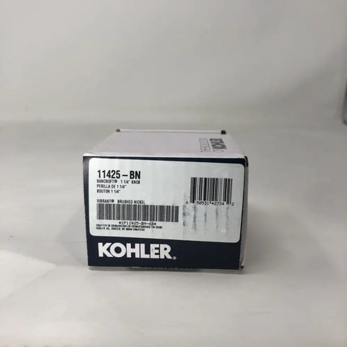 Kohler K-11425-BN Bancroft Vibrant Brushed Nickel Cabinet Knob