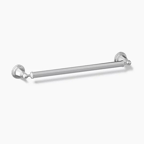 KOHLER K-13108-CP Pinstripe 18" Polished Chrome Bathroom Towel Bar Genuine New