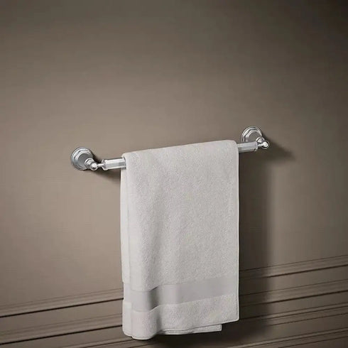 KOHLER K-13108-CP Pinstripe 18" Polished Chrome Bathroom Towel Bar Genuine New