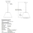 Kohler K-27861-PE01-SNL Parohn 14" Pendant Ceiling Mounted POLISHED NICKEL