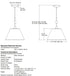 Kohler K-27861-PE01-SNL Parohn 14" Pendant Ceiling Mounted POLISHED NICKEL