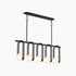 Kohler K-32380-CH05-BLL-D Kraga 45" Linear Chandelier 5-Light MATTE BLACK New!