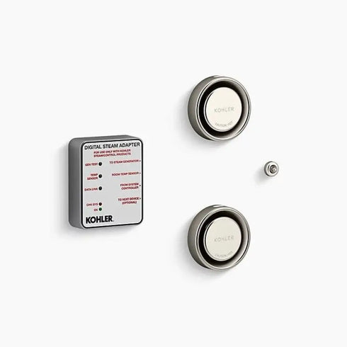KOHLER K-5549-K1-BN DTV+ Tandem Steam Adapter Kit, Vibrant Brushed Nickel - New