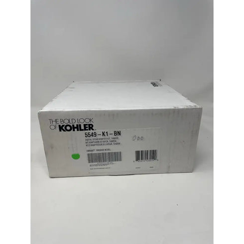 KOHLER K-5549-K1-BN DTV+ Tandem Steam Adapter Kit, Vibrant Brushed Nickel - New