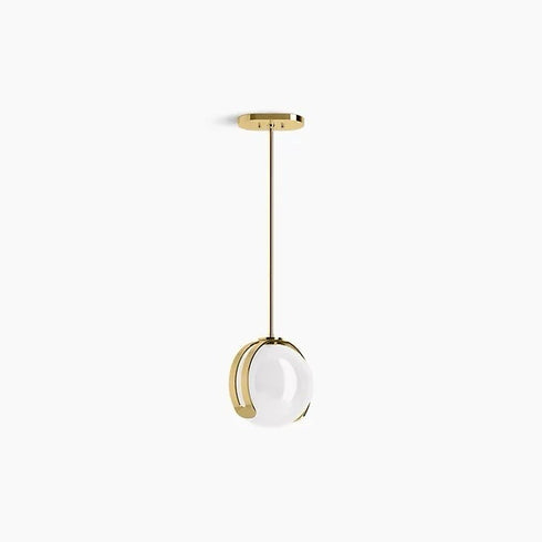 Kohler KRAGA 1-Light Pendant XL Polished Brass 2PL K-32379-PE01-2PL New
