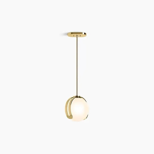 Kohler KRAGA 1-Light Pendant XL Polished Brass 2PL K-32379-PE01-2PL New