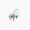 Kohler Light 22546-SC01-SNL Damask 11" Tall 1 Light Water Globe Polished Nickel
