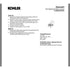Kohler Lighting 22546-SC01-BZL Damask 11" Tall 1 Light Water Globe