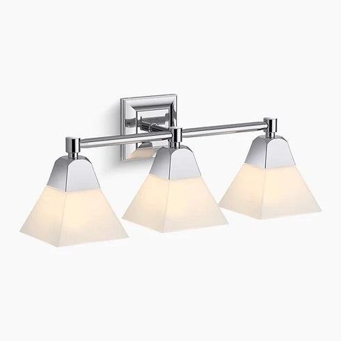 Kohler Lighting 23688-BA03 Memoirs 24”W 3 Light Vanity Light Oil Rubbed Bronze
