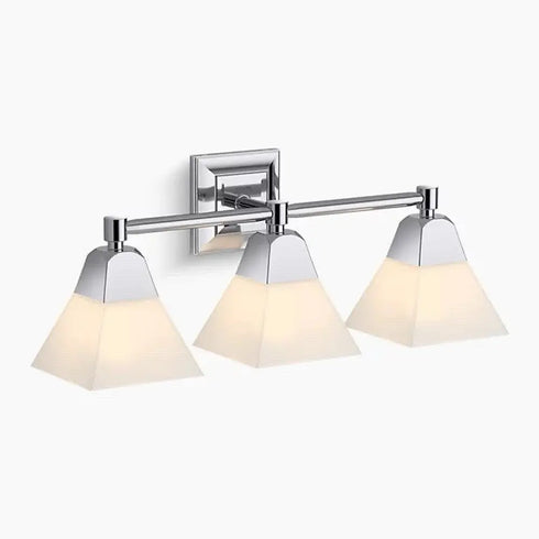 Kohler Lighting 23688-BA03 Memoirs 24”W 3 Light Vanity Light Oil Rubbed Bronze