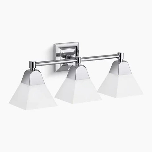 Kohler Lighting 23688-BA03 Memoirs 24”W 3 Light Vanity Light Oil Rubbed Bronze