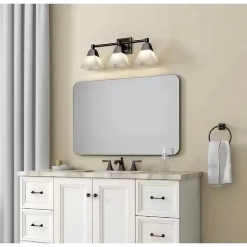 Kohler Lighting 23688-BA03 Memoirs 24”W 3 Light Vanity Light Oil Rubbed Bronze