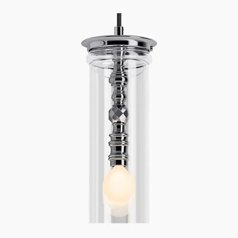 Kohler Lighting 3 Light Clear Glass 23341 PE03-CPL Damask 12" Tall Chrome color