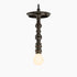 Kohler Lighting 3 Light Clear Glass 23341 PE03 Damask 12" Tall Oil Rubbed Bronze