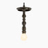 Kohler Lighting 3 Light Clear Glass 23341 PE03 Damask 12" Tall Oil Rubbed Bronze